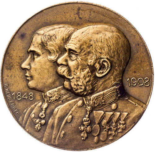 Medaile 1908 - avers