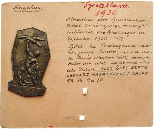 Odznak 1930 - avers