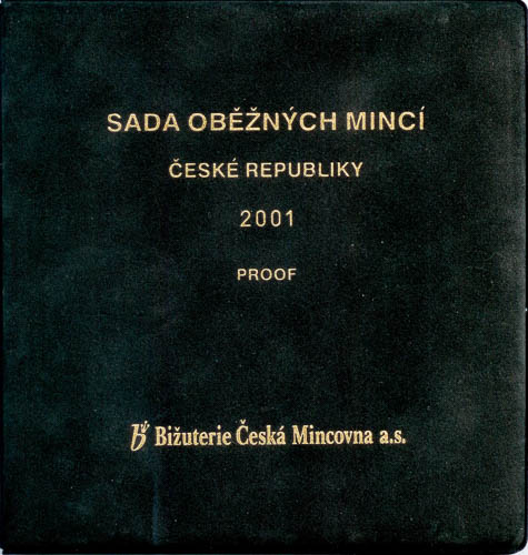 Sada mincí 2001 Proof - avers