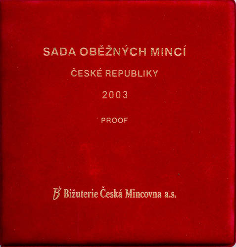 Sada mincí 2003 Proof - avers
