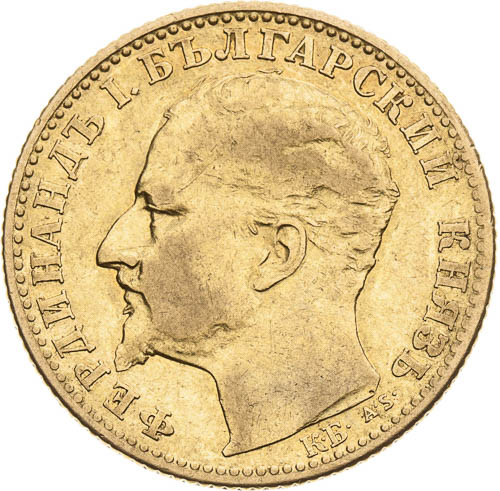 10 Leva 1894 - avers