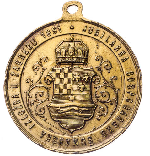 Medaile 1891 - revers