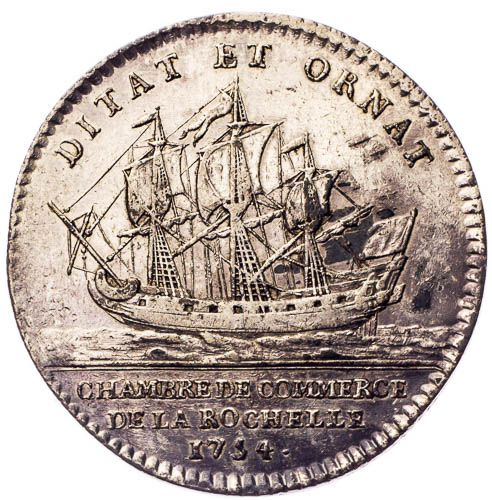 Medaile 1754 - revers