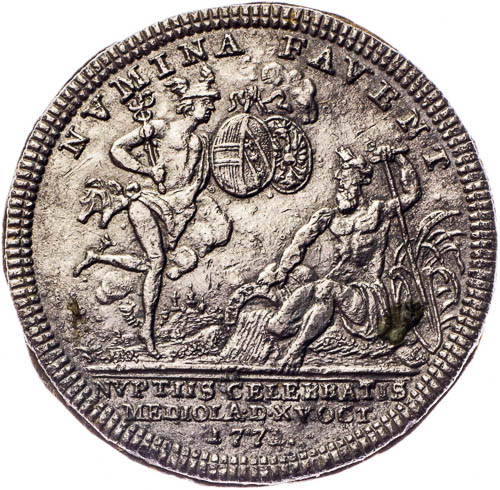 Medaile 1771 - revers