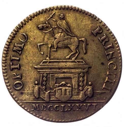 Medaile 1776 - revers