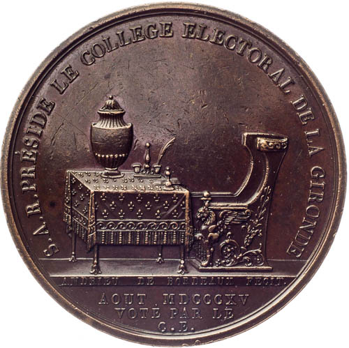 Medaile 1815 - revers