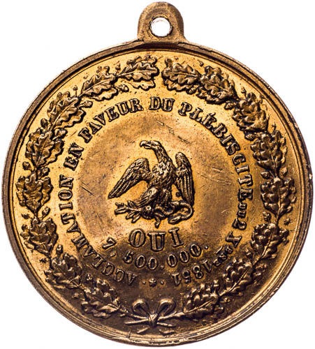 Medaile 1851 - revers