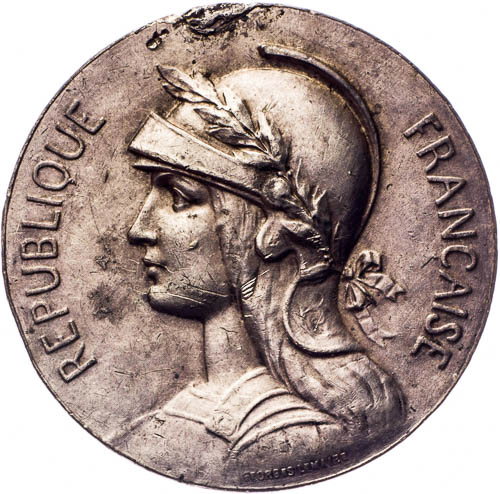 Koloniální vojenská medaila b. l. - avers
