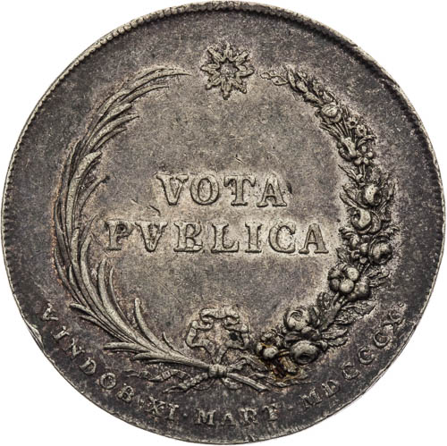 Žeton 1810 - revers