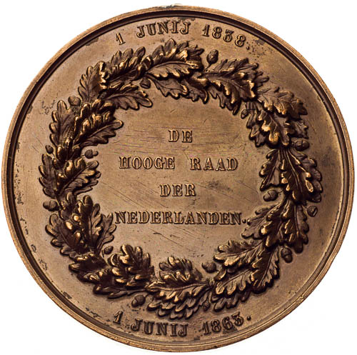 Medaile 1863 - revers
