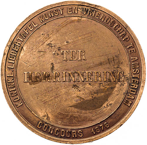 Medaile 1876 - revers