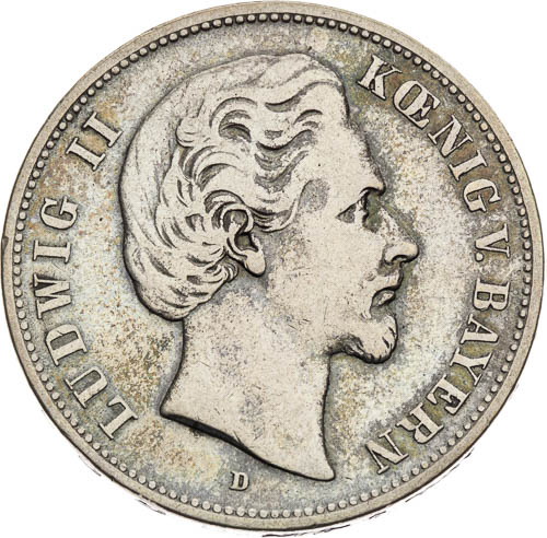 5 Mark 1875 - front