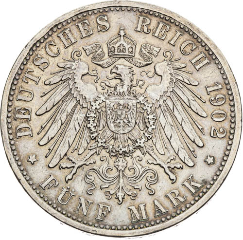 5 Mark 1902 - back