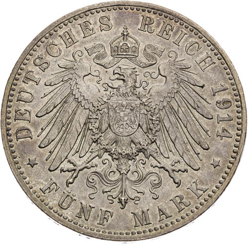 5 Mark 1914 - back
