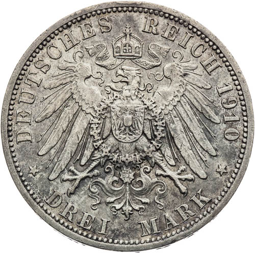 3 Mark 1910 - back