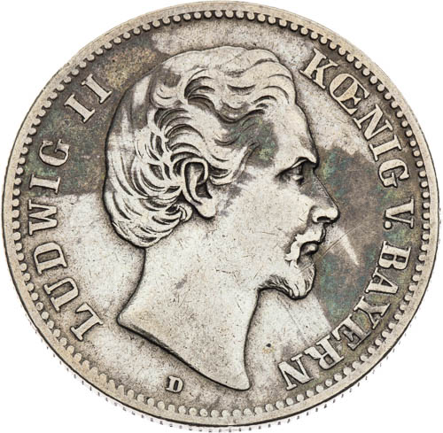 2 Marka 1876 - avers
