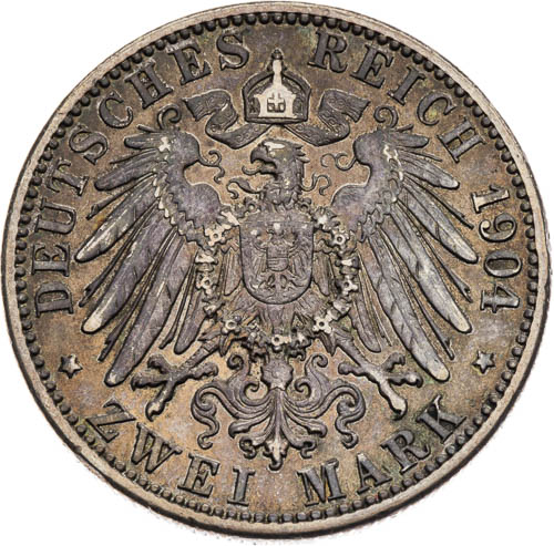 2 Marka 1904 - revers