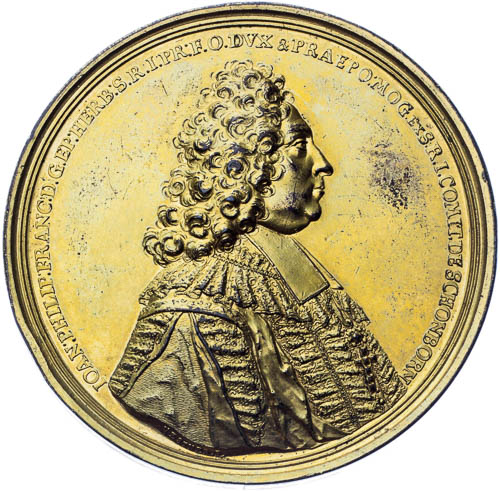 Medaile 1720 - avers