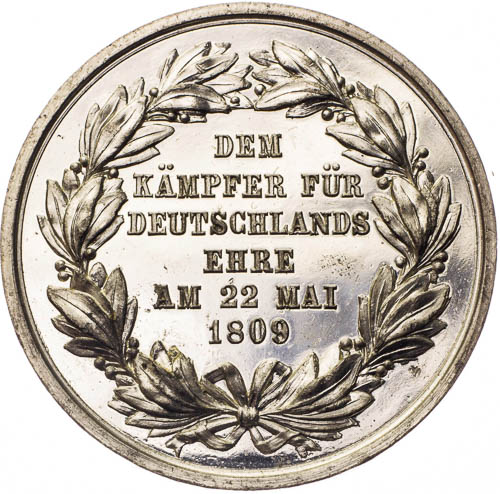 Medaile 1809 - revers