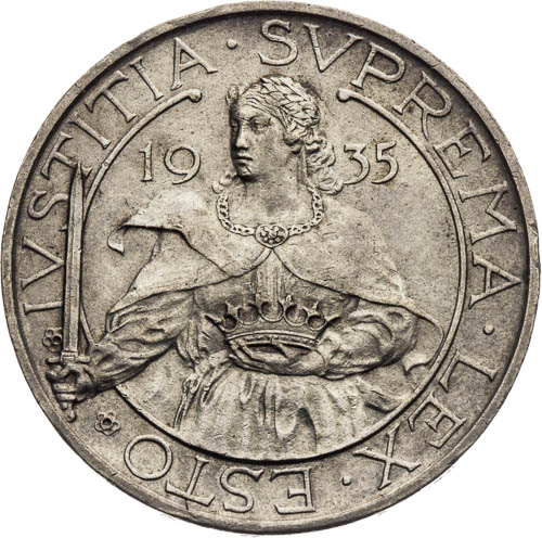 10 Lira 1935 - avers