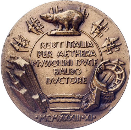 Medaile 1933 - revers
