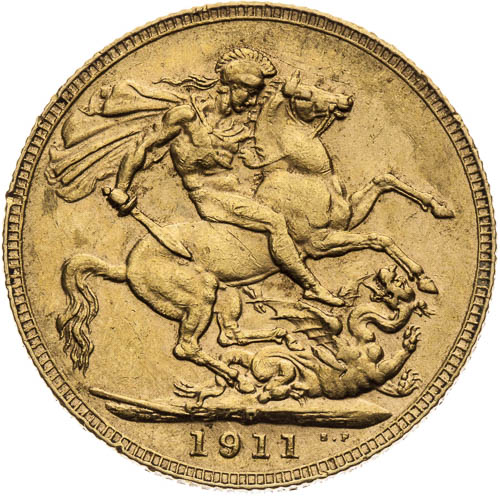 Sovereign 1911 - revers