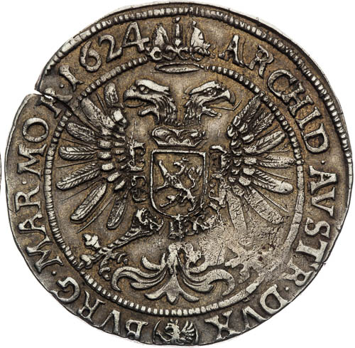 1/2 Thaler 1624 - back