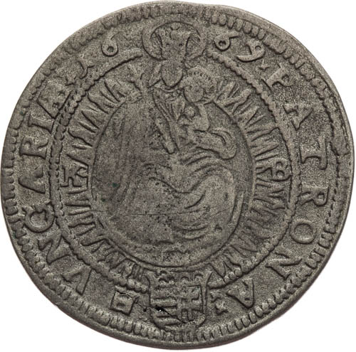 XV Krejcar 1669 - revers