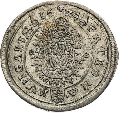 XV Krejcar 1674 - revers