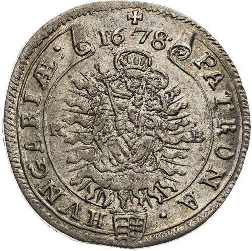 XV Kreutzer 1678 - back