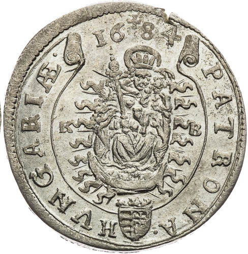 XV Krejcar 1684 - revers