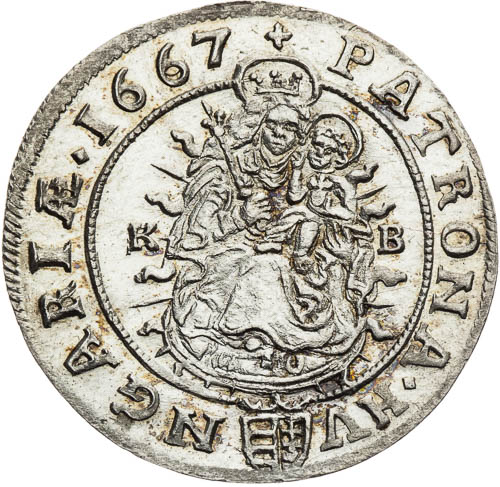 VI Krejcar 1667 - revers