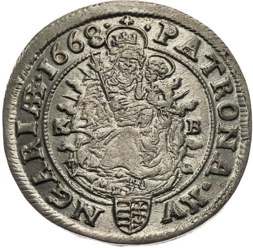 VI Krejcar 1668 - revers