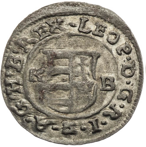 Denár 1677 - avers