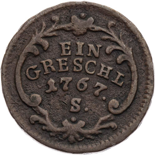 Grešľa 1767 - revers
