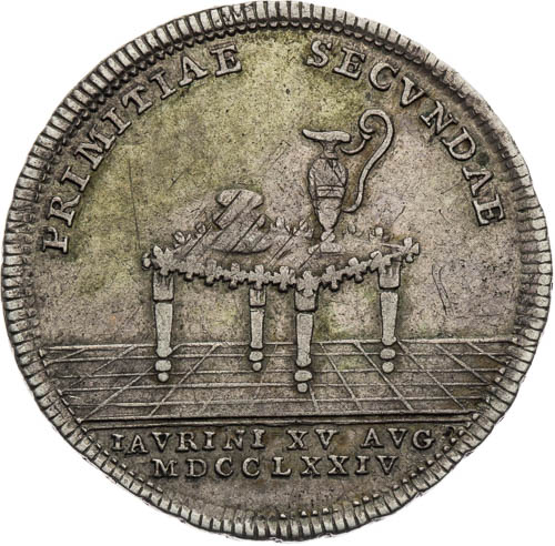 Žeton 1774 - revers