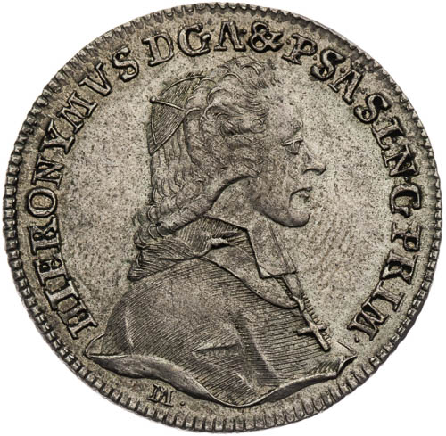 Ducat struck in silver 1782 - front