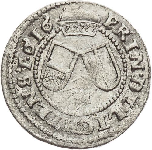 3 Kreutzer 1616 - back