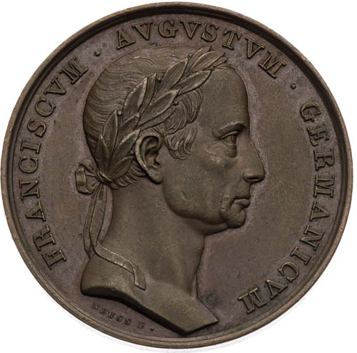 Medaila 1835 - averz