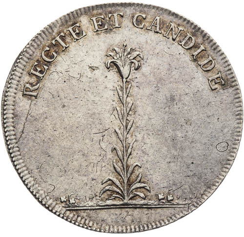 Žeton 1808 - revers
