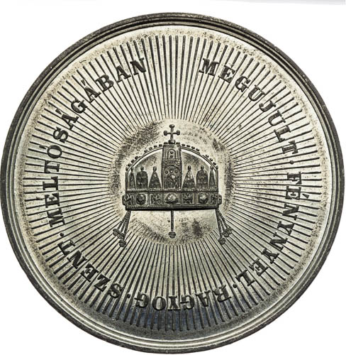Medaile 1867 - revers