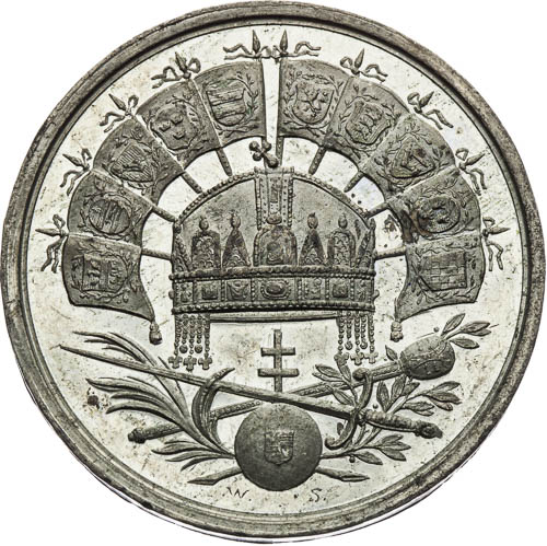 Medaile 1867 - revers