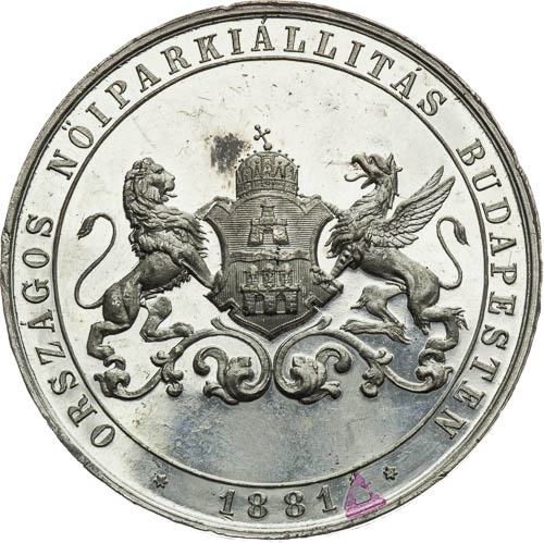 Medaile 1881 - revers