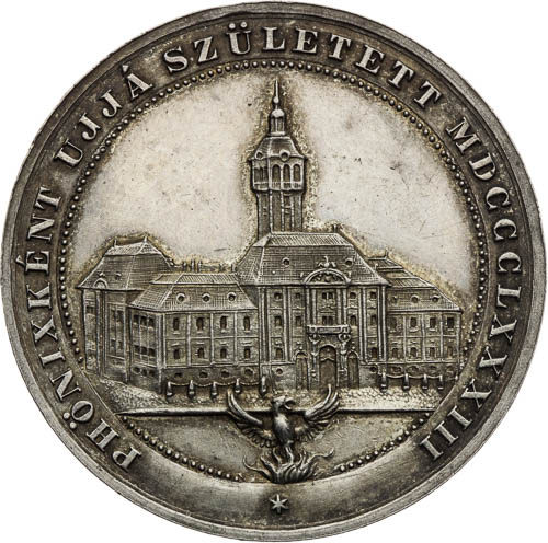 Medaile 1883 - revers