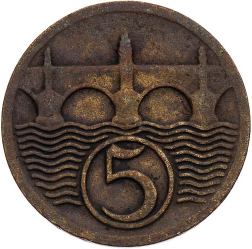 5 Halier 1926 - reverz
