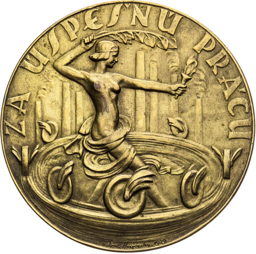 Medaila 1929 - averz