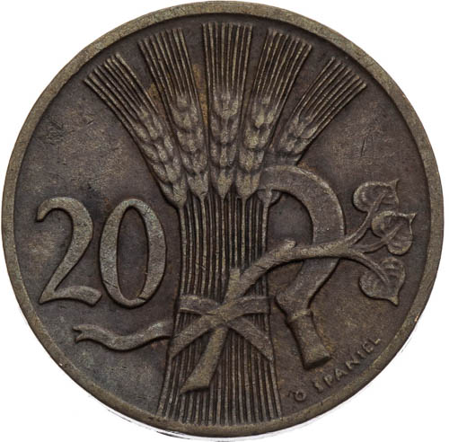 20 Halier 1947 - reverz