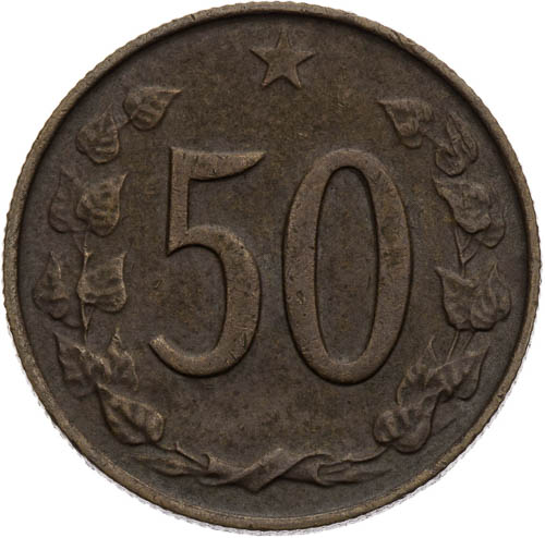 50 Haléř 1969 - revers