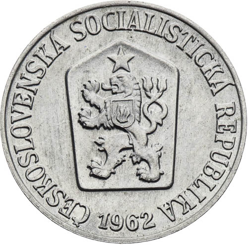 3 Haléř 1962 - avers