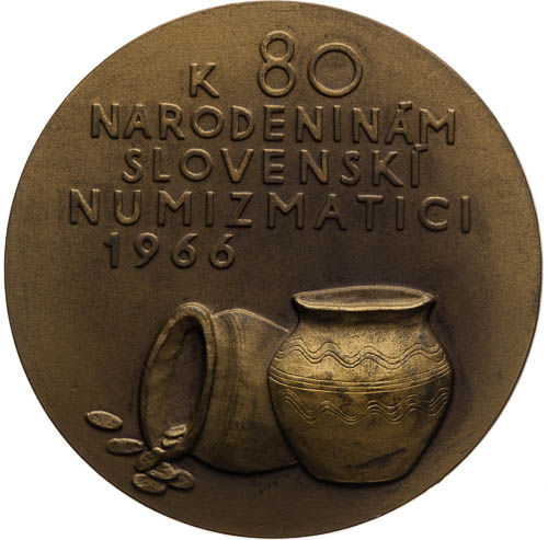 Medaile 1966 - revers